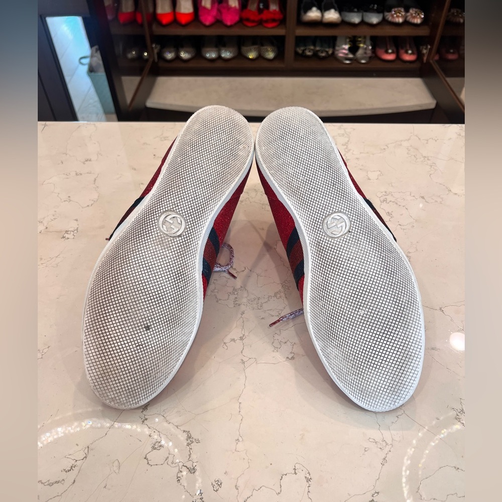 Gucci ‘Glitter Accent Sneakers’ - Picture 8 of 10